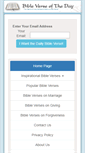 Mobile Screenshot of mybibleverseoftheday.org